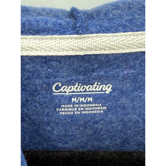 Boise State Broncos Hoodie Sweatshirt Blue Orange Size Medium Captivating - Picture 5 of 5